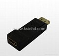 DP to DVI adapter/converter black high definition and high speed convenient 2