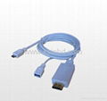 MHL to HDMI cable Mobile High-definition Link to TV with HD Video and Audio 3