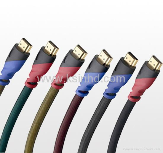 Advanced braid hdmi cable 1.4V hdmi cable+ethernet+3D 