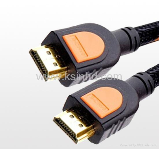 Advanced braid hdmi cable 1.4V hdmi cable+ethernet+3D  2