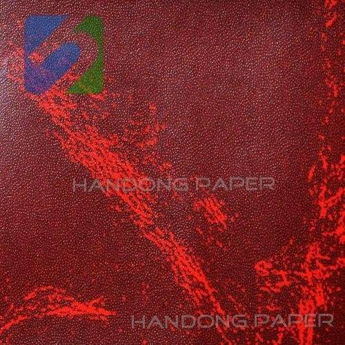 Doube color Embossed PVC Paper for invitation card/book binding Specialty Paper 2