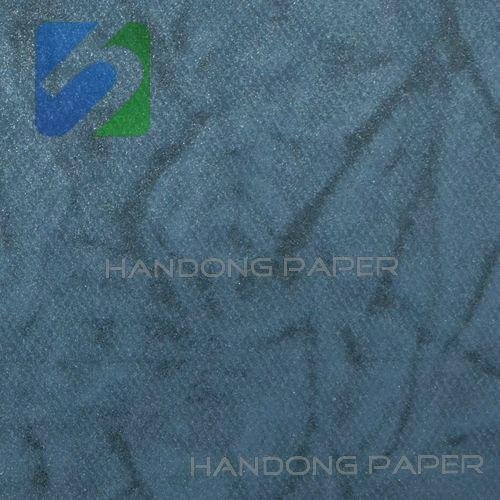Doube color Embossed PVC Paper for invitation card/book binding Specialty Paper 5