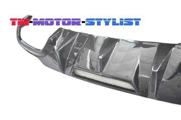 BENZ W204 AMG Full Carbon Rear Diffuser - TMS Exclusive Style 2