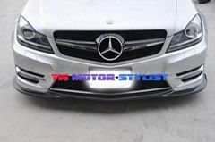 BENZ W204 AMG Front Carbon fiber front lips