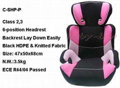 china baby car seat of group 2+3