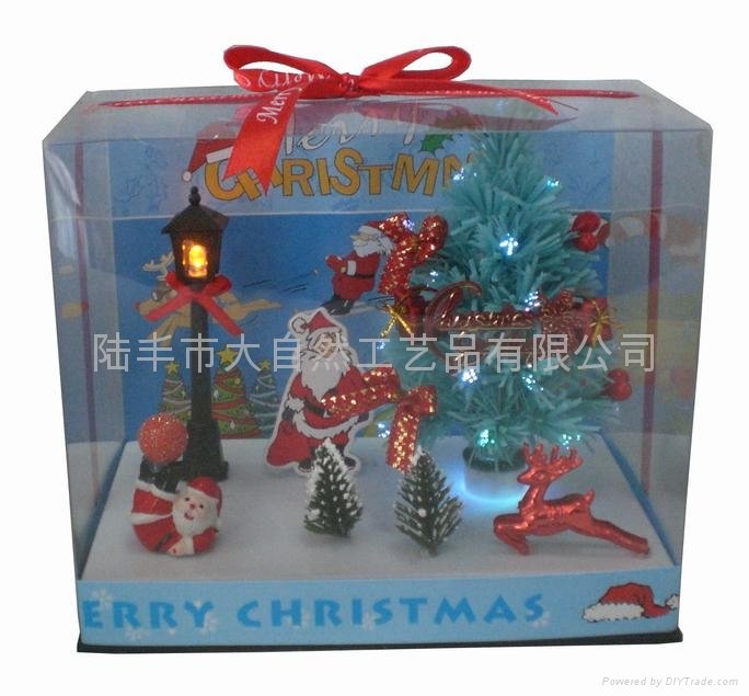 光纖聖誕禮盒樹