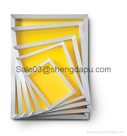 Fine aluminum screen printing frame with printing mesh 4