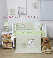 2013 new style  baby bedding set 100% cotton KLF 307