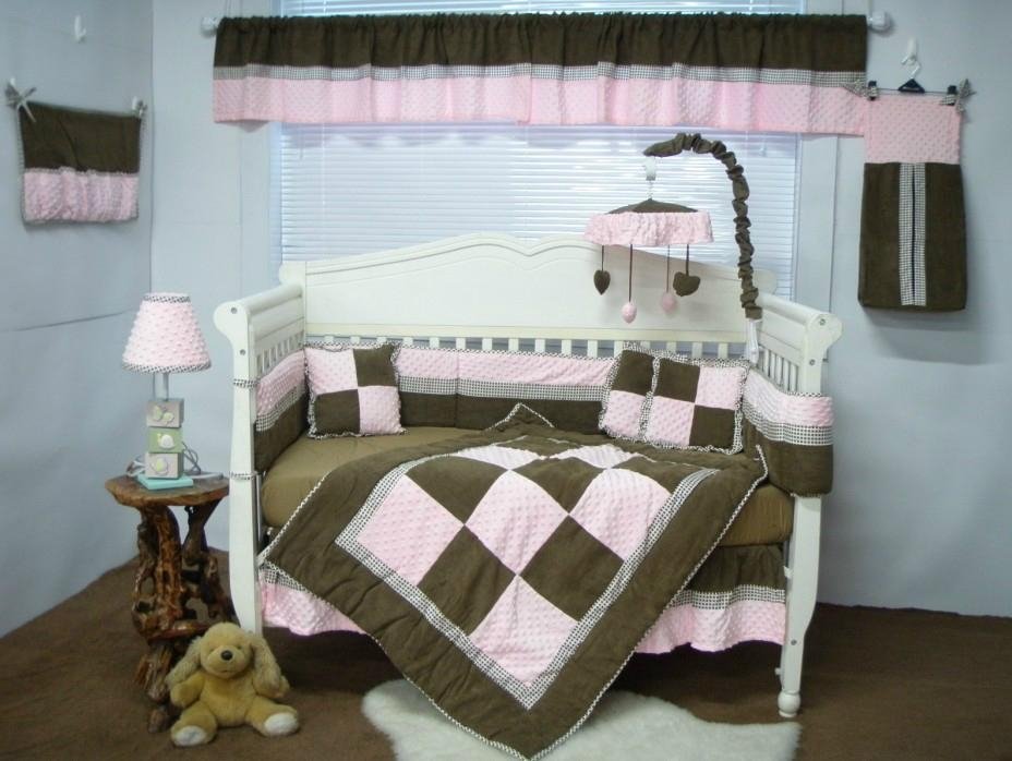 2013 new style  baby bedding set 100% cotton KLF102-pink