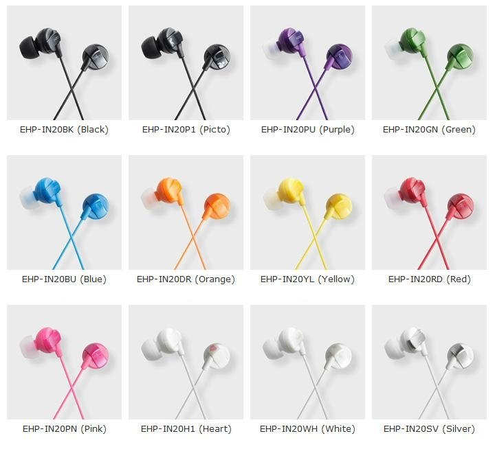 EP0007 colorful earphone  3