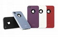 aluminum protective and plastic cover case for iphone 4/4S  