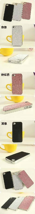 aluminum protective and plastic cover case for iphone 4/4S   3