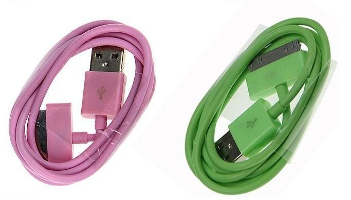 UC0014 Colorful USB cable for iPhone iPod 3