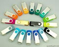 1G OEM Leather Clorful USB Flash Drive 1