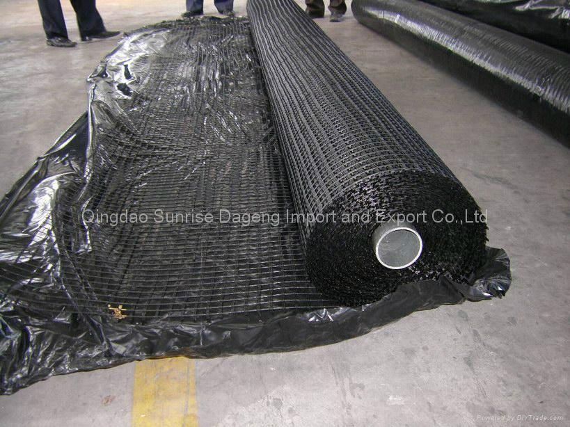 High Tensile Strength Fiberglass Geogrid 4