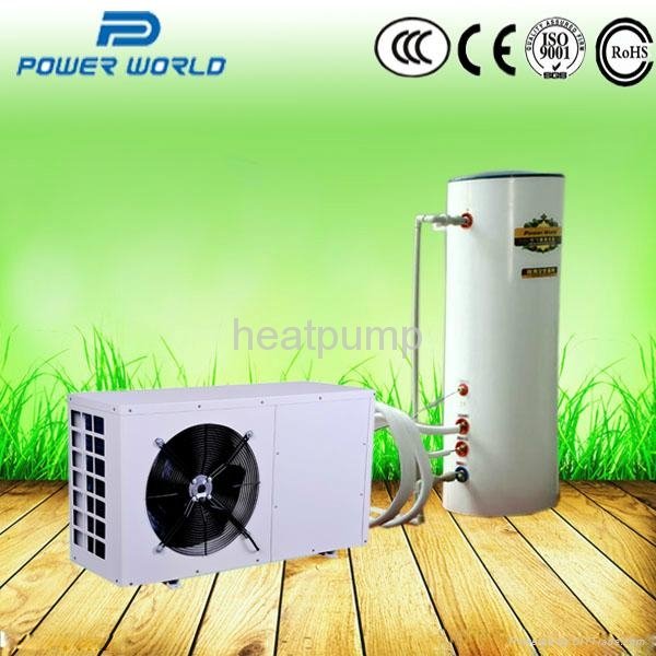pool heat pump POWER WORLD Air source split style heat pump export China 