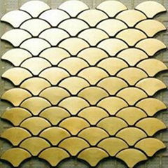  metal interior wall and floor mosaic tile (MI02) 