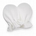 Organic Cotton Baby Scratch Mittens 1