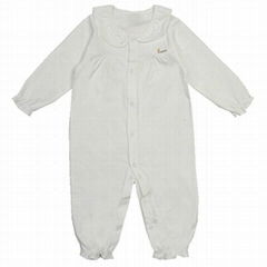 Organic Cotton Frilly Romper