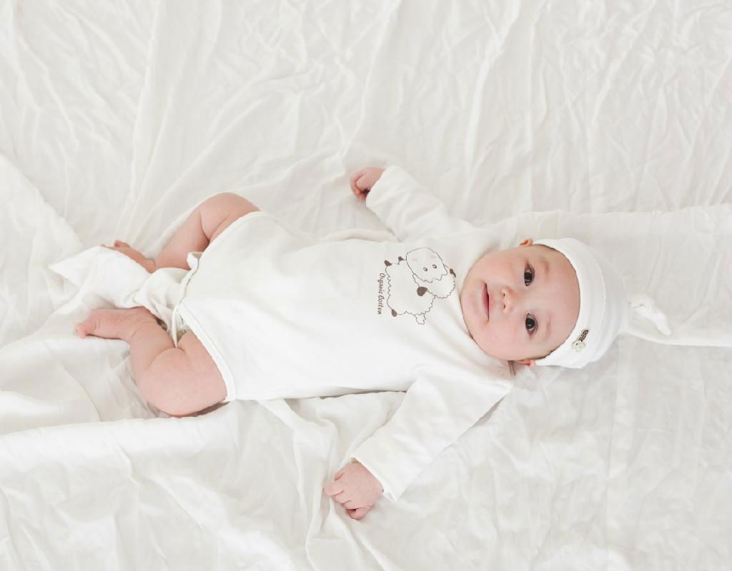 Organic Cotton Big Lamb Bodysuit 3