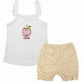 Organic Cotton Girl Ruffled Set 1