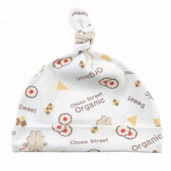 Organic Cotton Cookie Baby Hat