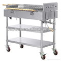 Stainless Steel Charcoal BBQ Grill 3