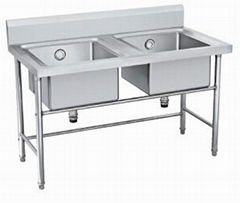 Industrial Stainless Steel Kitchen Sink