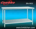 Kitchen Equipment Stainless Steel Table