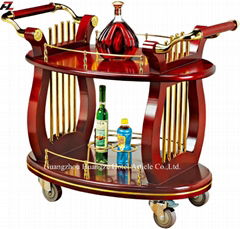 Harp Style Wine Service Cart- Liquor Trolley