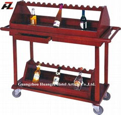 Hotel Wine and Liquor  Display Trolley-Drinks Trolley     