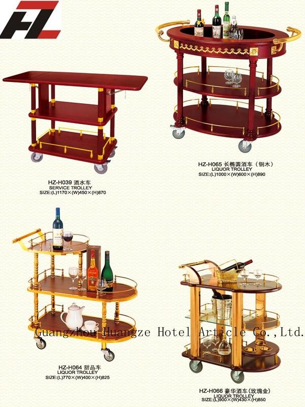 Hotel Wine and Liquor  Display Trolley-Drinks Trolley      2
