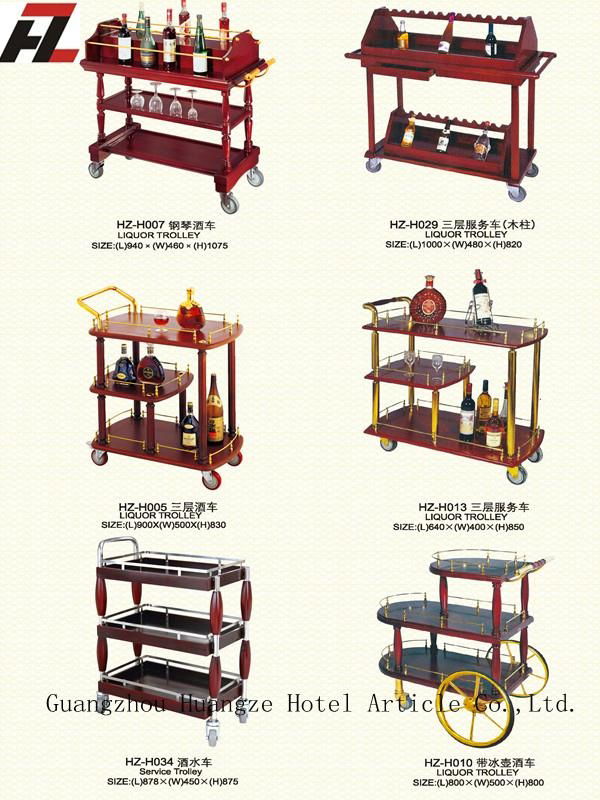 Hotel Wine and Liquor  Display Trolley-Drinks Trolley      3