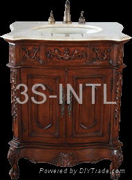 Antique Solid Wood Bathroom Furniture