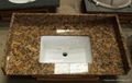 Black Granite Stone Vanity Countertop 1