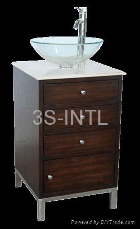 modern bath cabinet