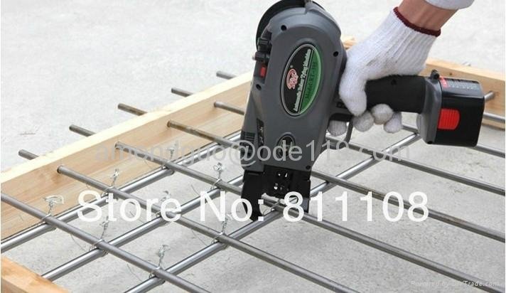 2013 Electric automatic rebar tying machine (bundle and mm) rechargeable reinfor 2