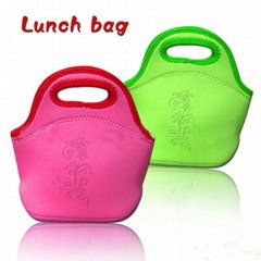Neoprene cooler ice bag  lunch bag tote picnic 