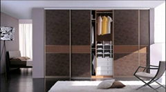 WOVEN VENEER WARDROBE