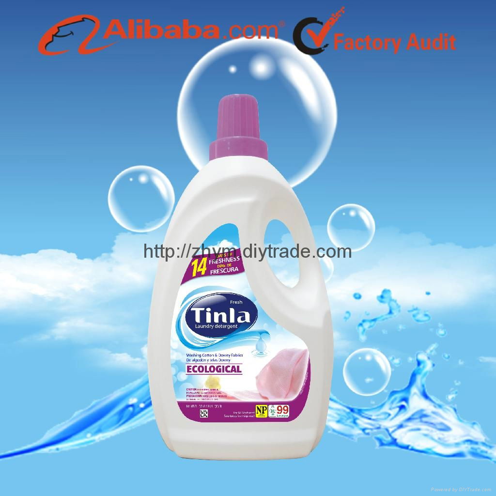 Tinla liquid laundry detergent fresh petals smell 3