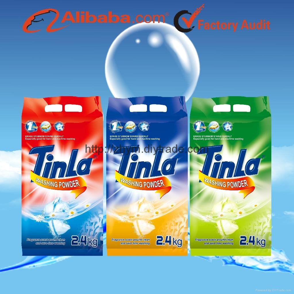 Tinla New Formula Detergent Powder  2.4kg 