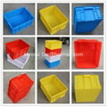 Solid Stackable Plastic Turnover Box or crate 1