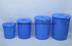 High quality 60L  bule Plastic bucket pails