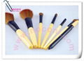 Noconi 7 pcs nylon cosmetic brush set/travel set   5