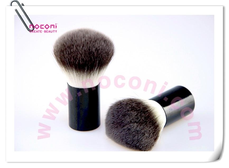 noconi new style 3tones 32mm nylon hair diameter kabuki make up  brush 3