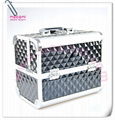 noconi 2013 fashion style  black colour aluminum make up case christmas fashion  5