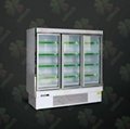 Vertical Wind Three Door Air Cooled Drinks Refrigerated Cabinet  