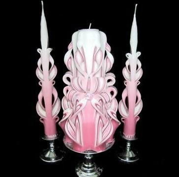 hand carved candles