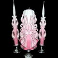 hand carved candles