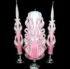 hand carved candles